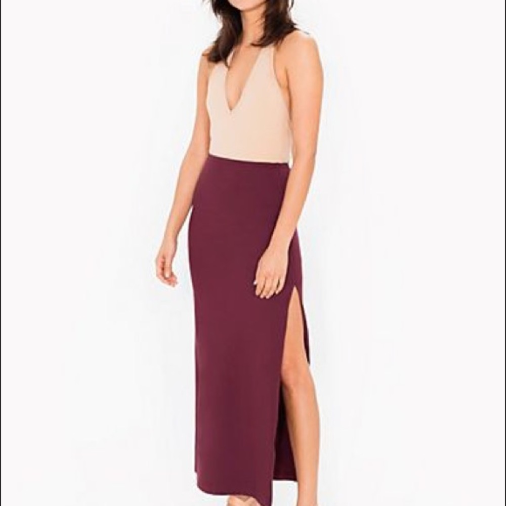 American apparel maxi skirt
